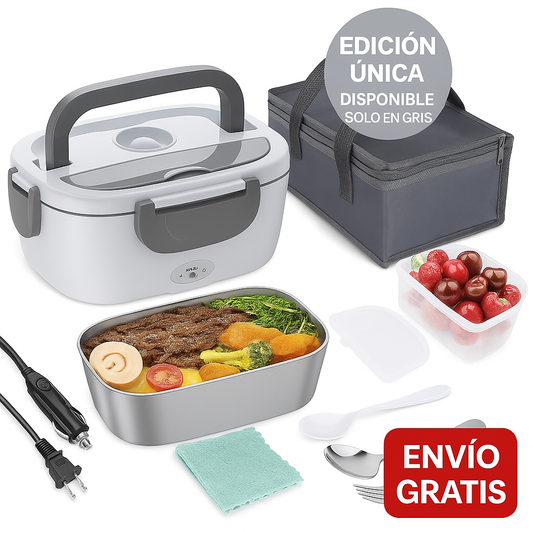 Marmita Térmica Eléctrica 2 en 1 -Comida Caliente en 15 Minutos